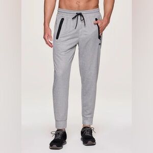 NWT RBX Men’s Heathered Grey Performance Jogger Pants – Size L